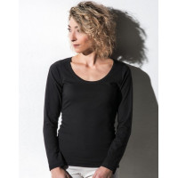 Tricou cu maneca rotunda Heila Organic pentru femei