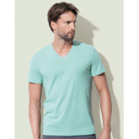 Tricou Organic James cu decolteu in V Barbati