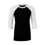 Tricou de baseball cu maneci 3-4 pentru tineret