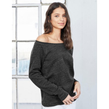 Bluza Sponge Fleece cu gat lat