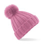 Caciula Verbier Fur Pop Pom Chunky Beanie Caciula Verbier Fur Pop Pom Chunky Beanie