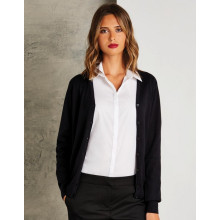 Bluza Cardigan Arundel cu decolteu in V cu croiala clasica pentru femei