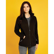 Fleece cu fermoar complet pentru femei cu ajustare normala