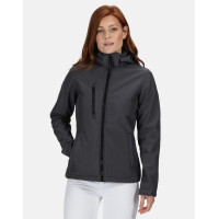 Jacheta Softshell Venturer cu gluga cu 3 straturi pentru femei