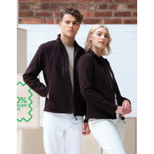 Fleece cu fermoar complet reciclat confectionat sincer pentru femei
