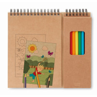 set de desenat cu carnet