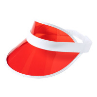 Cozoroc parasolar din PVC transparent, curea elastica si protectie UV