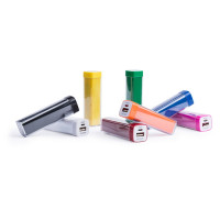 Sirouk baterie externa cu cablu USB, din platic, 2000 mAh.