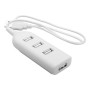 USB hub din plastic cu 4 iesiri