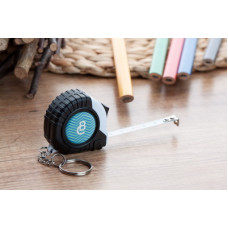 Ruleta din plastic cu sistem de blocare, clips si inel din metal.