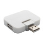Hub USB din plastic, cu 4 porturi. USB 2.0.