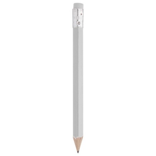 Creion mini din lemn cu guma de sters Minik personalizat